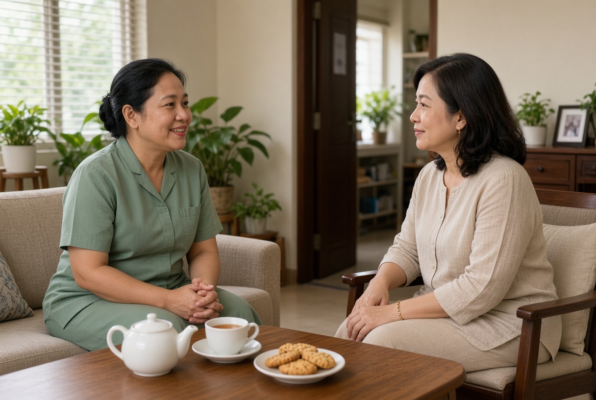 Ongoing support after domestic helper placement